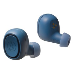 Наушники AUDIO-TECHNICA ATH-CK3TW, Bluetooth, вкладыши, голубой [80000915]