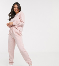 Комплект одежды для дома из свитшота и джоггеров ASOS DESIGN Petite-Розовый