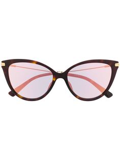 Moschino Eyewear солнцезащитные очки в оправе кошачий глаз