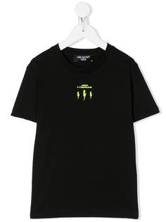 Neil Barrett Kids футболка с короткими рукавами и логотипом