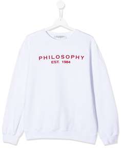 Philosophy Di Lorenzo Serafini Kids толстовка с логотипом