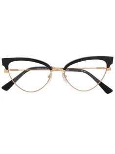 Moschino Eyewear очки в оправе кошачий глаз