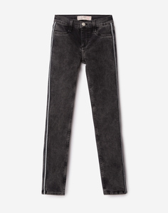 Чёрные джинсы с лампасами Gloria Jeans