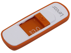 USB Flash Drive 32Gb - Lexar JumpDrive S75 White-Orange LJDS75-32GABEU