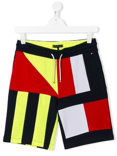 Tommy Hilfiger Junior шорты в стиле колор-блок
