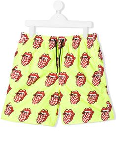 Mc2 Saint Barth плавки-шорты с принтом Rolling Stones