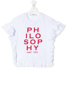 Philosophy Di Lorenzo Serafini Kids футболка с логотипом