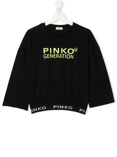 Pinko Kids толстовка с логотипом