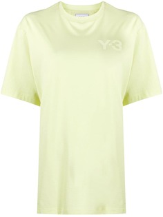 Y-3 футболка с круглым вырезом и логотипом