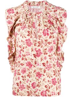 Masscob блузка с цветочным принтом