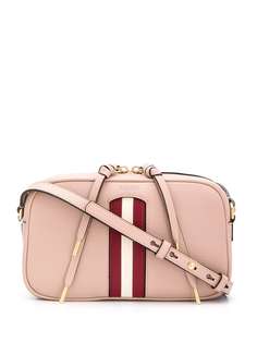 Bally stripe detail crossbody bag