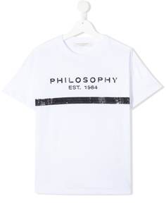 Philosophy Di Lorenzo Serafini Kids футболка с логотипом