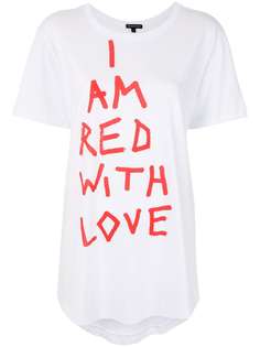 Ann Demeulemeester Red With Love T-shirt