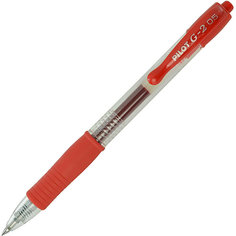 Гелевая ручка Pilot "G2-5" автоматическая, красная