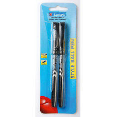 Шариковые ручки Luxor "Style" 2 шт, чёрные