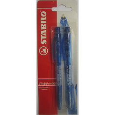 STABILO Liner Ручка синяя, 2шт