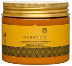 Domix, Восстанавливающая маска для волос с манго и папайей Intensive Treatment Hair Mask Mango & Papaya, 150 мл Organic Tai