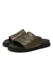 Кожаные шлепанцы Bottega Veneta