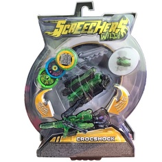 Игровой набор Screechers Wild Машинка-трансформер Крокшок (черно-зеленый)