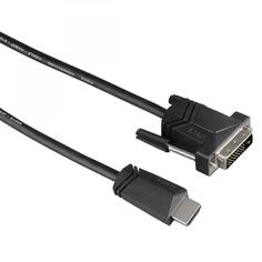 Кабель Hama DVI-D(m)/HDMI (m) 1.5м 122130