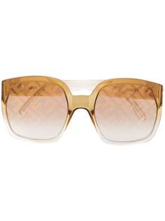 Fendi Eyewear массивные солнцезащитные очки с логотипом