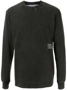 Alexander Wang acid wash long sleeve top