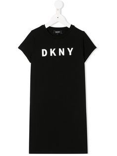 Dkny Kids платье-футболка с логотипом