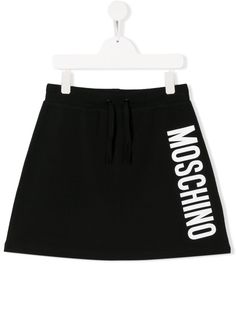 Moschino Kids юбка мини с логотипом