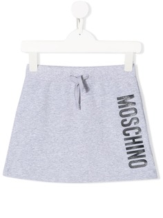 Moschino Kids юбка с логотипом