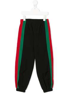 Gucci Kids спортивные брюки с лампасами