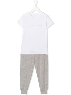 Calvin Klein Kids пижамный комплект с логотипом