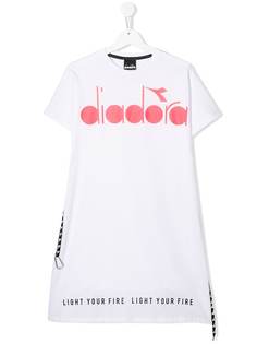 Diadora Junior платье-футболка с логотипом