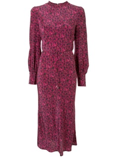 Rebecca Vallance платье миди Rosette с цветочным принтом