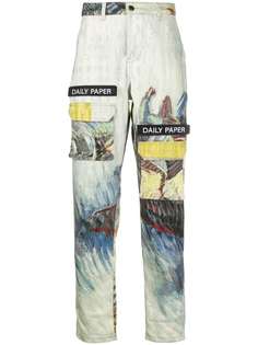 Daily Paper брюки из коллаборации с Van Gogh Museum