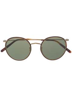 Oliver Peoples солнцезащитные очки Casson в круглой оправе