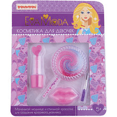 Детская декоративная косметика "Блески для губ" Eva Moda (3 цвета) Bondibon