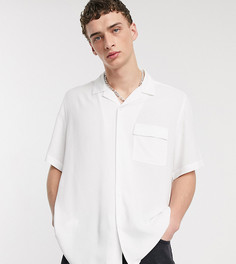 Белая рубашка с короткими рукавами COLLUSION-Белый