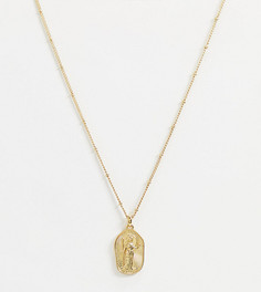 Ожерелье с покрытием 14-каратным золотом Reclaimed Vintage-Золотой