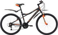 Велосипед Stark Slash 26.1 V (2017), рама 16", черный/оранжевый (H000006974)