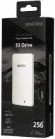 Твердотельный накопитель Smartbuy S3 Drive 256GB White (SB256GB-S3DW-18SU30)