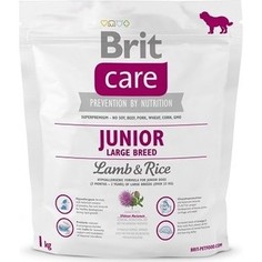 Сухой корм Brit Care Junior Large Breed Lamb & Rice гипоаллергенный с ягненком и рисом для молодых собак крупных пород 1кг (132705) Brit*