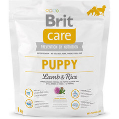 Сухой корм Brit Care Puppy All Breed Lamb & Rice гипоаллергенный с ягненком и рисом для щенков и молодых собак всех пород 1кг (132702) Brit*