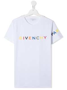 Givenchy Kids футболка с логотипом