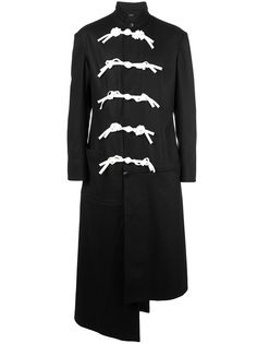 Yohji Yamamoto пальто асимметричного кроя