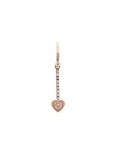 Irene Neuwirth золотая серьга Limited Edition Short Diamond Heart с бриллиантами
