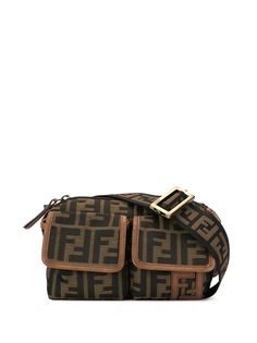 Fendi Pre-Owned поясная сумка с узором Zucca