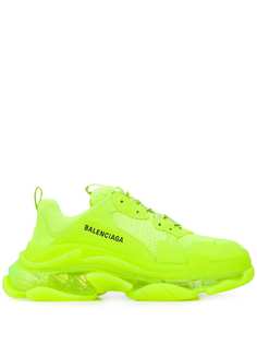 Balenciaga кроссовки Triple S на прозрачной подошве