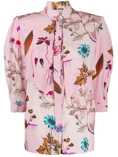 Stella McCartney блузка с цветочным принтом