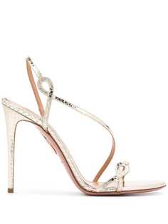 Aquazzura босоножки Serpentine 105