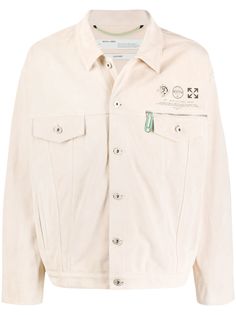 Off-White куртка с логотипом